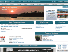 Tablet Screenshot of laketuscaloosa.info